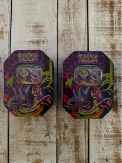 Mega Moonlit Tins Gengar and Clefairy