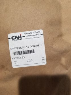 Case backhoe seat switch