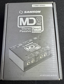 Samson M2 Pro Stereo Passive Direct Box - Like New