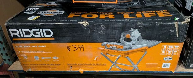 Ridgid 8in Wet Tile Saw