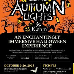 Klehm's Eerie Autunm Lights