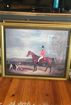 Hunt print 28”t x36”w