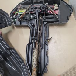 Crossbow with Scope, Case, and Arrows