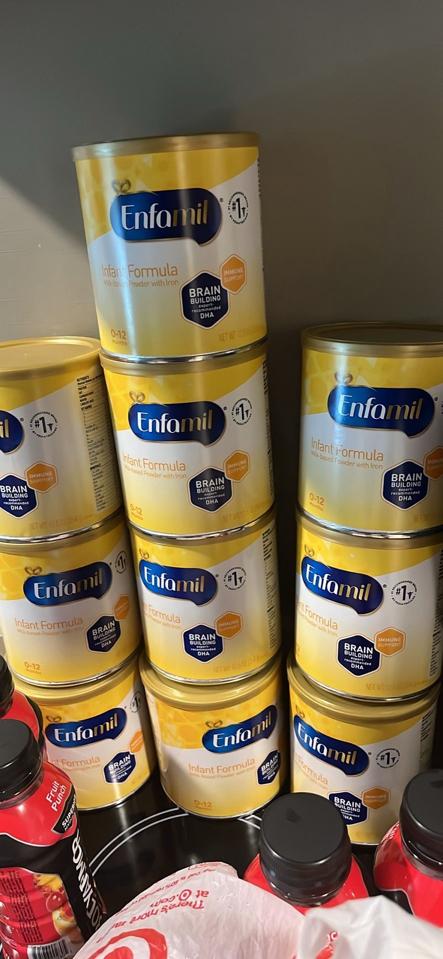 Baby Formula Cans