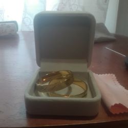 Gold Baby Bangle Set
