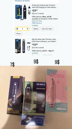 Ear and Nose Hair Trimmer for Men Women, 2026 Professional Painless USB Rechargeable Eyebrow & Facial Hair Trimmer, 13,000 RPM Precision Tool with Pow