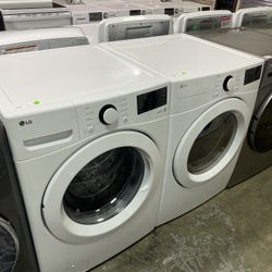 LG Front Load Laundry Set - Super Capacity