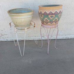 Large Ceramic Planter Pots - $15 Each