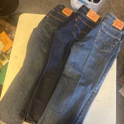 36x30 Vintage Levi’s Jeans Lot, Denim, 90’s, Y2K, 501 Button Fly, 505, Excellent