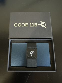 Code 118 Pacific Blue Aluminum Wallet