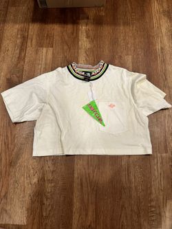 Gotcha by Icons of Culture Cropped Tee Womens M New Rare T Shirt 