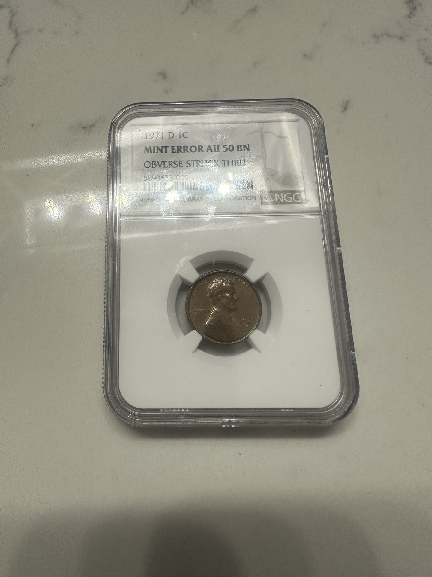 1971 D Error Penny