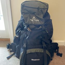 Teton Scout3400 Internal Frame 55L Backpack