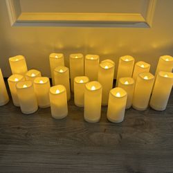 22 LED Candles With Remotes