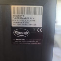 Pair Of Klipsch Synergy F1 Floorstander Speakers