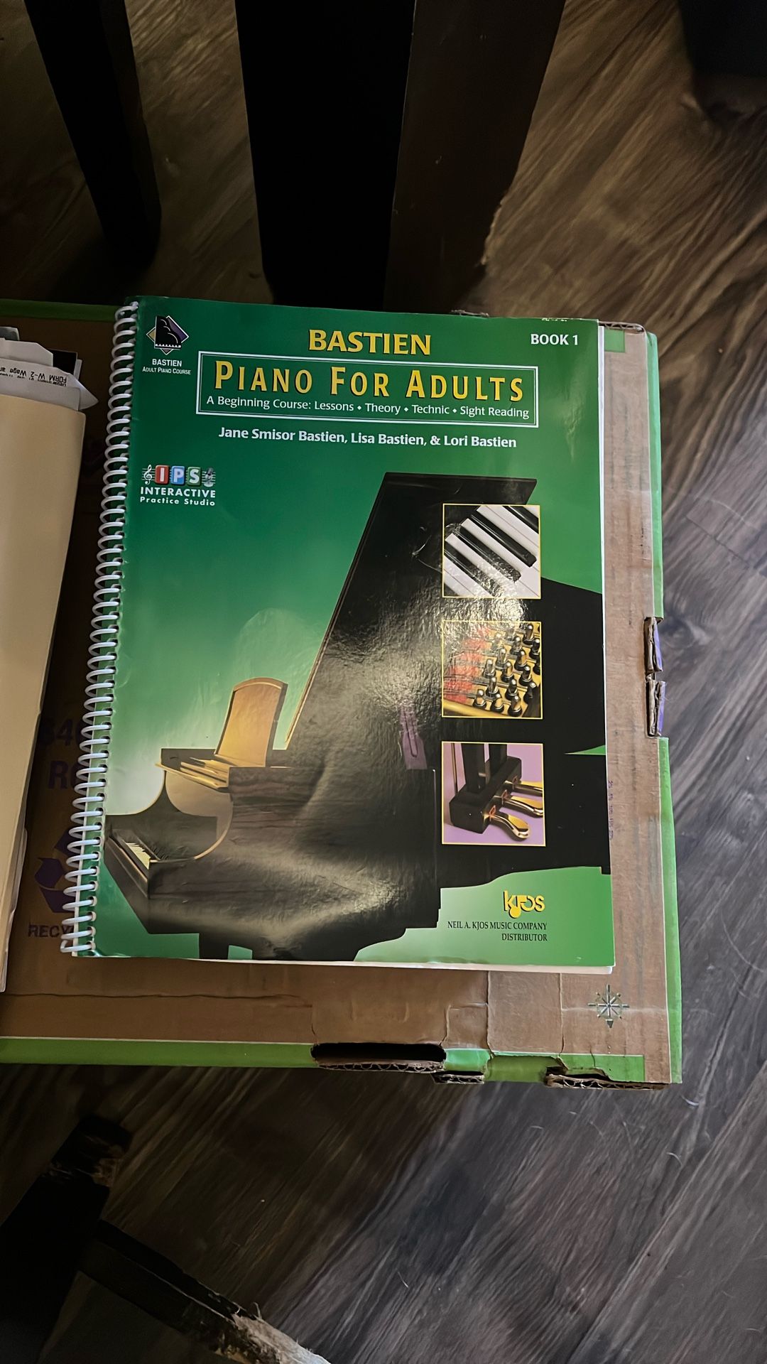 PIANO FOR ADULTS BOOK 1 Bastien