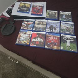Ps5 With Games And Headset