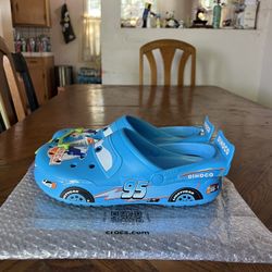 Crocs Crocband Clog Cars Lightning McQueen Dinoco Size 10
