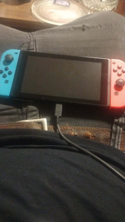 Nintendo Switch with Neon Joy-Cons
