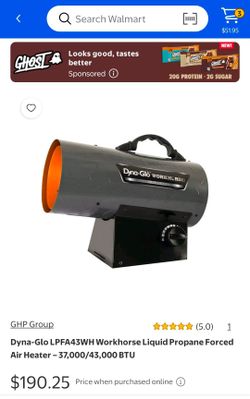 Industrial heater 37,000-43,000 but