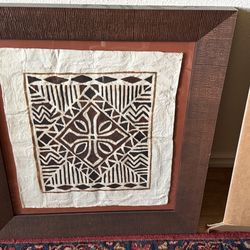 Framed block print custom frame