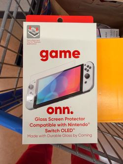 Onn. Glass Screen Protector for Nintendo Switch OLED