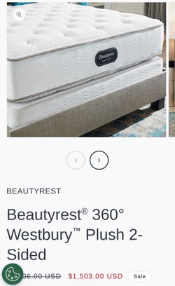 Beautyrest 360 Double sided  plush king size! 🤩 Big sale going on now! 🤩