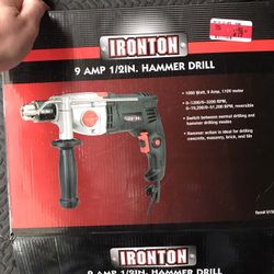 Ironton 9AMP 1/2in. Hammer Drill