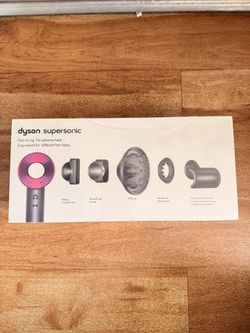 Dyson Supersonic Hair Dryer – Pink/Fuchsia with 5 Attachments (Brand New) FACTORY SEALED