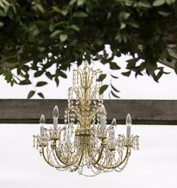 Beautiful Crystal and Gold chandelier