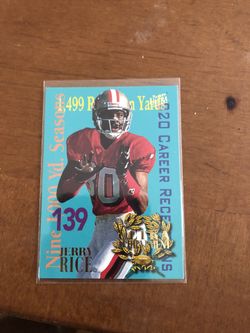 Jerry rice card