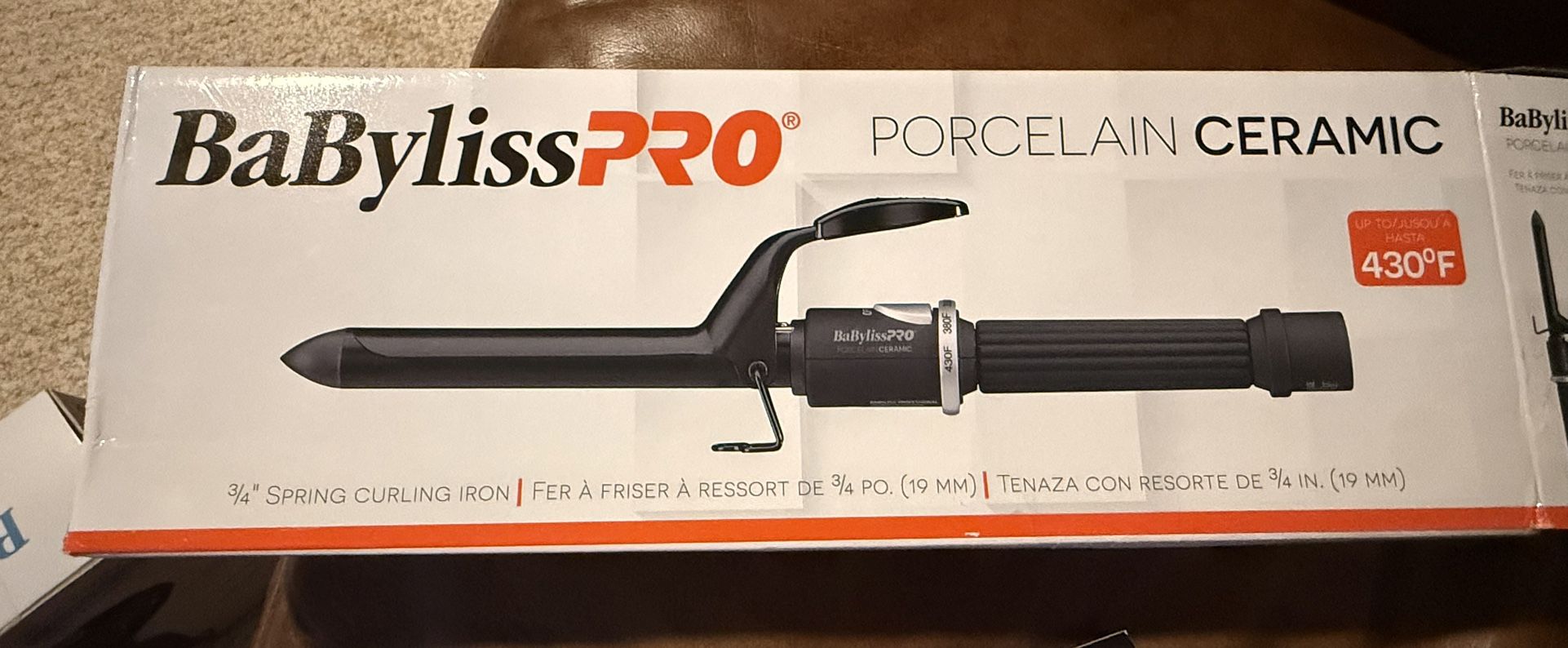 BaByliss Pro 430F 3/4” Ceramic Curling Iron