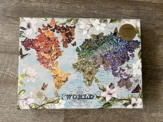 Puzzle - 1000piece - Winged Map of the World