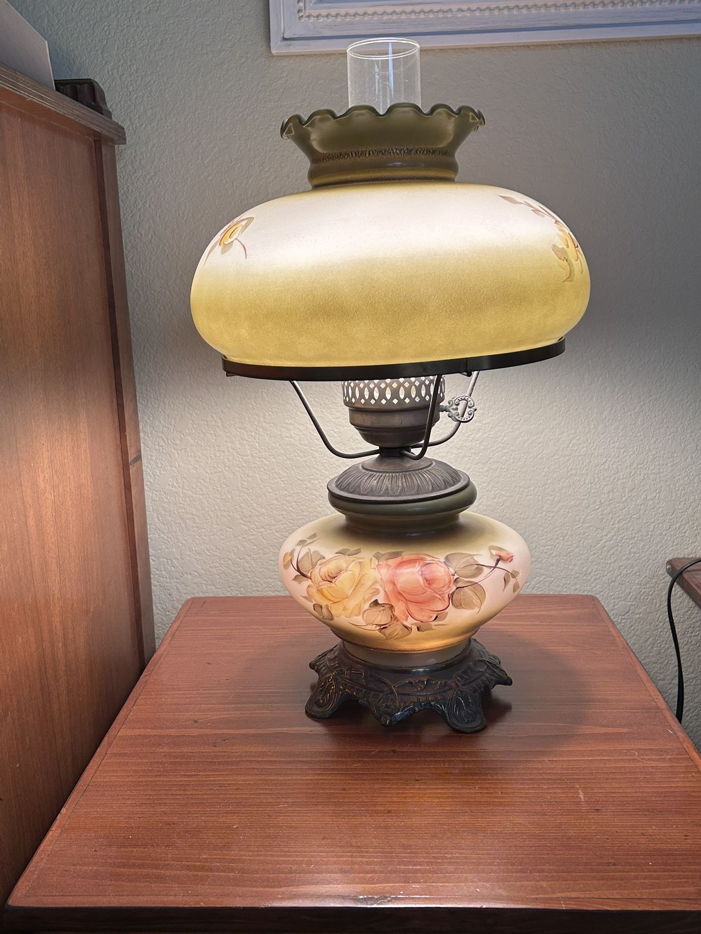 Antique Hurricane Lamp