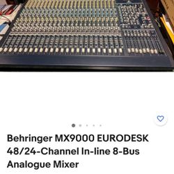 Studio/ Live Recording Board 600$