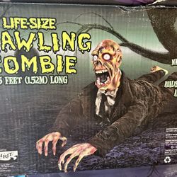 Spirit Halloween Life Size Crawling Zombie