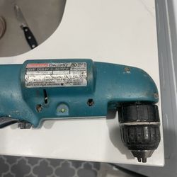 Makita DA391D 9.6V cordless right-angle drill.  