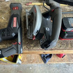 Craftsman C3 Cordless Tools Saws 19.2v Lithium ion 