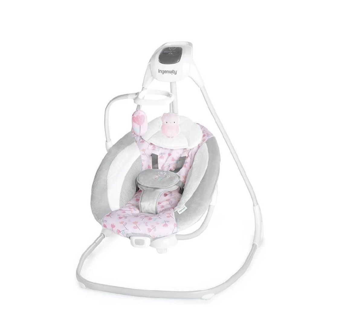 NEW Ingenuity SimpleComfort Compact Soothing Swing Cassidy New, Open Box