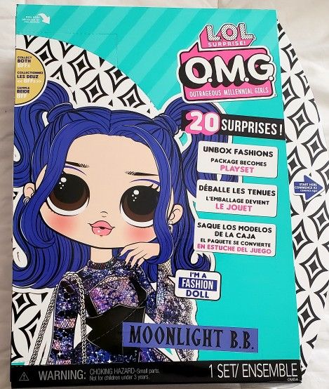 LOL Surprise OMG Moonlight B.B. Doll NEW $35