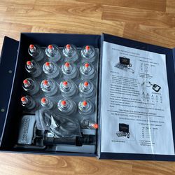 Professional Cupping Set (17cups) with Extension Tube