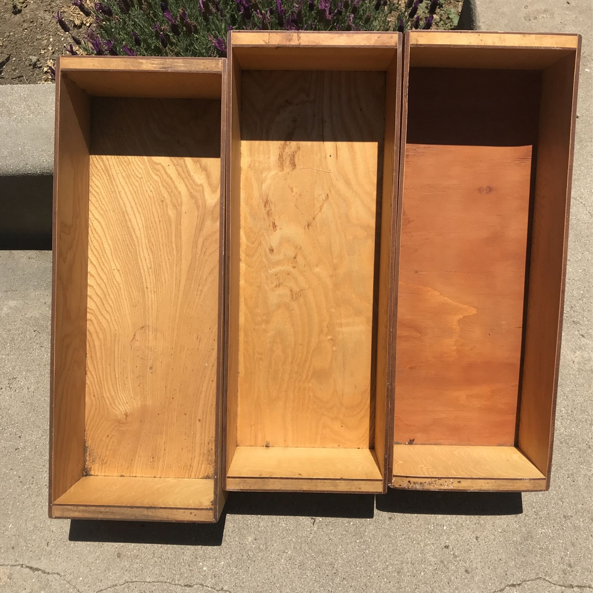 Hand Made Vintage Wood Organizers