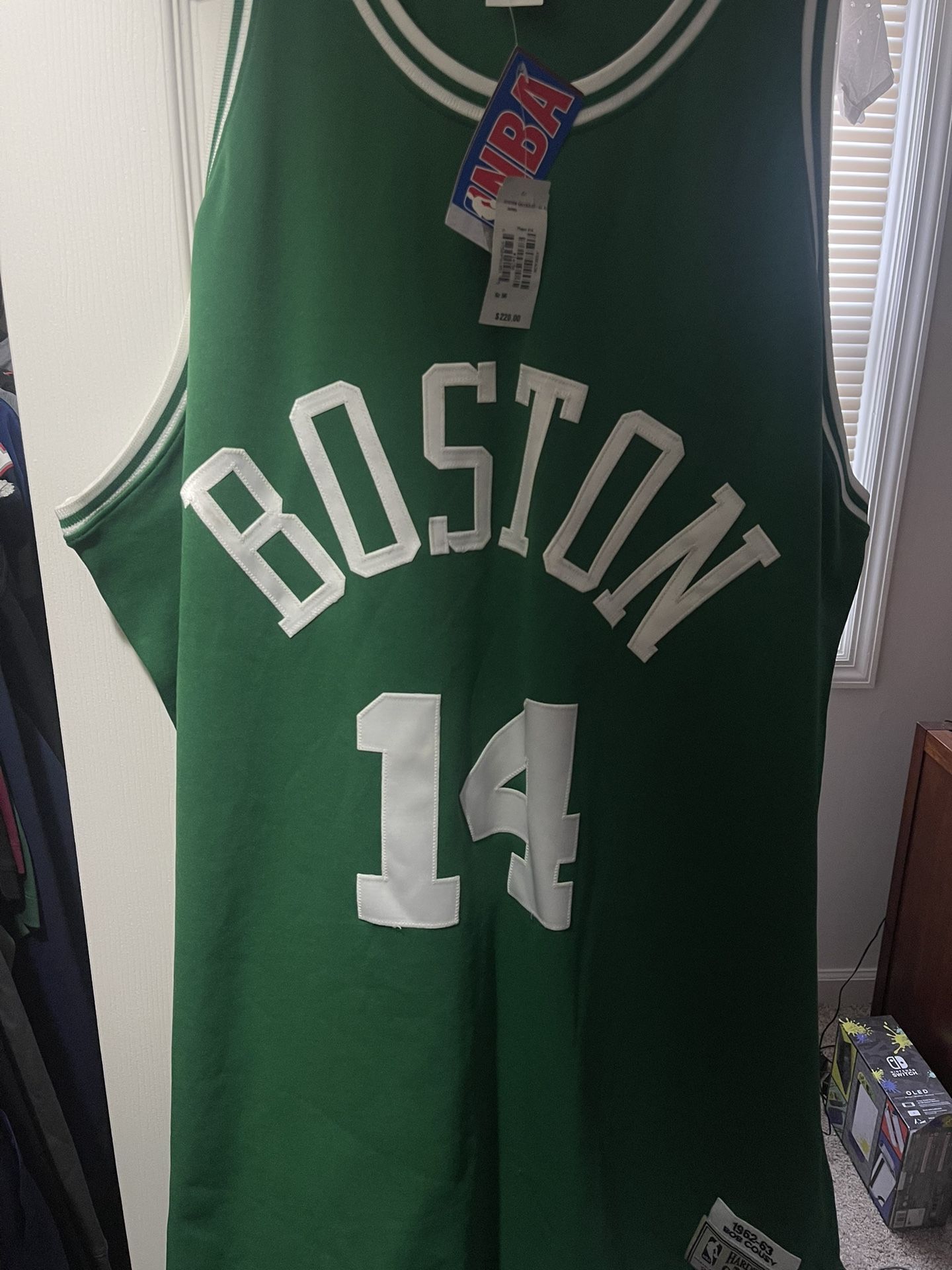 Bob Cousy Boston Celtics Jersey 