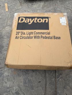 New Dia. Light commercial Air Circulator With pedestal base asking $200 thanks