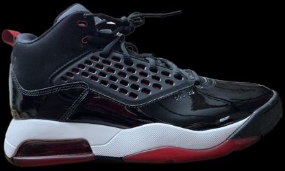 GOAT-Michael Jordan Maxin 200 GS Black, Gym Red/White Basketball Shoes