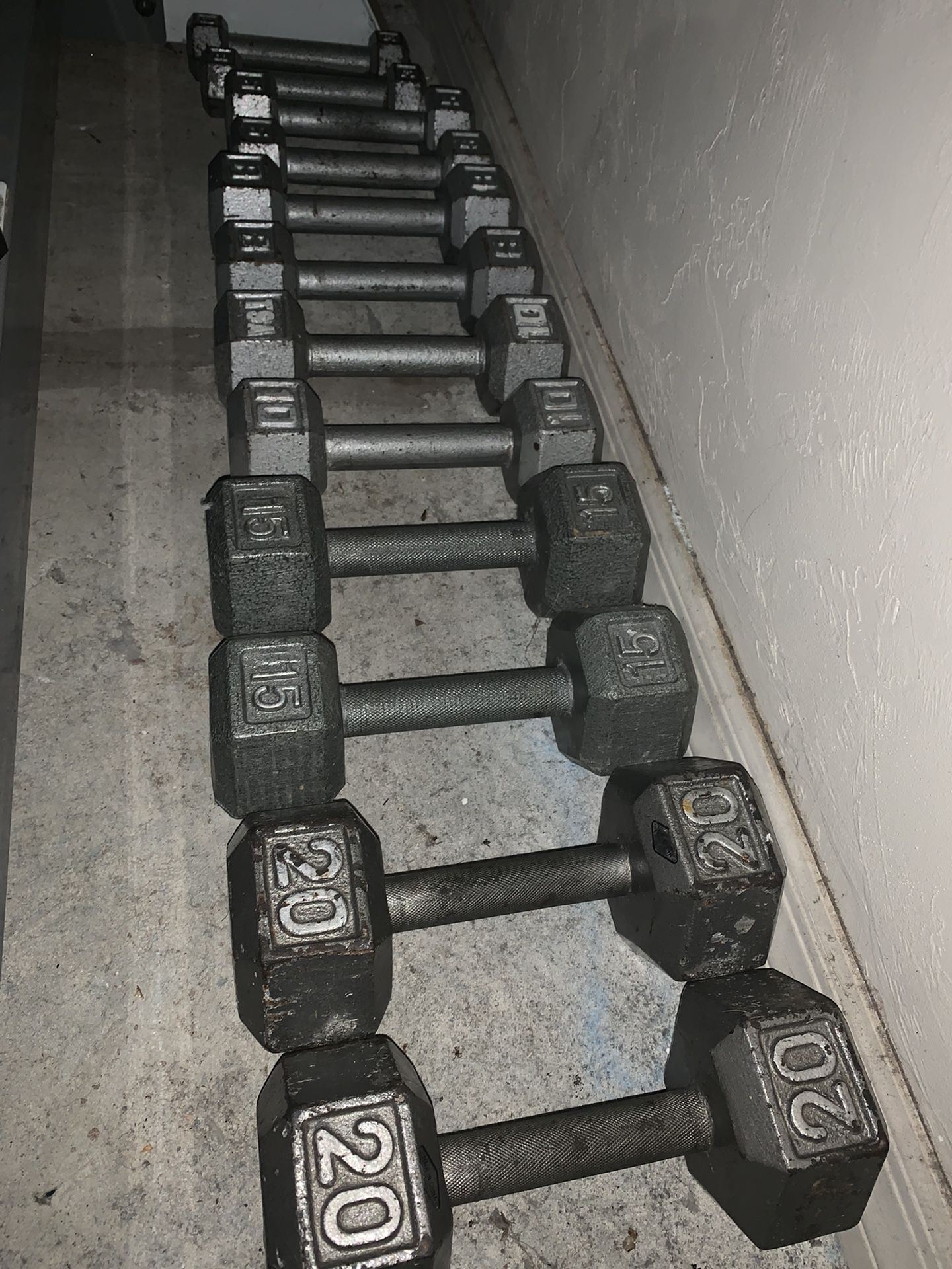 Dumbbell Weights (selling as Set) 