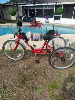 Three wheeler bike tricycle