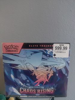 Pokemon mega evolution chaos rising ELITE TRAINER BOX
