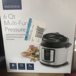 Insignia™ - 6qt Multi-Function Pressure Cooker - Stainless Steel
