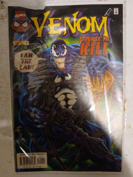 Venonom License To Kill Comic Book 